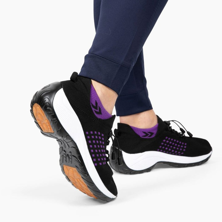 Walking view #kleur_zwart-paars